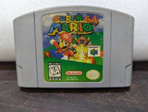lot 7 image: Super Mario 64 Nintendo 64 Game Cartridge