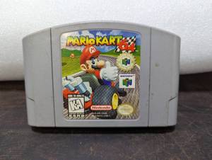 lot 8 image: Mario Kart 64 Nintendo 64 Game Cartridge