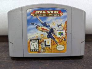 lot 55 image: Star Wars Rogue Squadron Nintendo 64 Game Cartridge