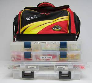 lot 17 image: Fantastic Fishing Setup - Several Flat Tackle Boxes FULL of Ready-to-Use Lures & Accesories #2