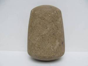 lot 22 image: Large Early Native American Carved Stone Tool