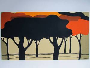 lot 38 image: Beautiful Mid Century Scandinavian Fabric Wall Hanging by Marjatta Seppala - Finland