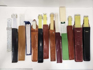 lot 92 image: Collection of Vintage Slide-Rules 