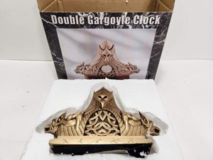 lot 190 image: New in Box Signed Double Gargoyle Clock