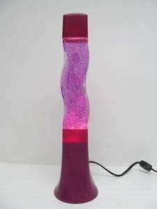 lot 204 image: Vintage Glitter Lamp Wave Motion Lamp 16.5