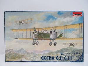 lot 104 image: Brand New RODEN Gotha Airplane Model Kit