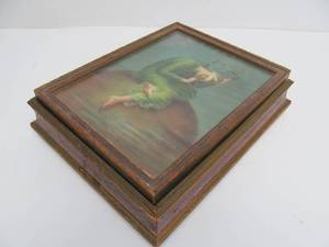 lot 157 image: Nice Vintage 1930s era Jewelry Box