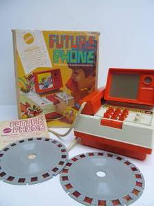 lot 168 image: Vintage 1970 Mattel FUTURE PHONE wBox