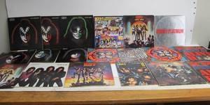 lot 169 image: Collection of Vintage KISS Vinyl Records