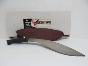 lot 209 image: BLACKHAWK Knives - Blackjack Kukri II Model AUS-8