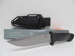 lot 211 image: GERBER Harsey Hunter Fixed Blade SurvivalHunting Knife