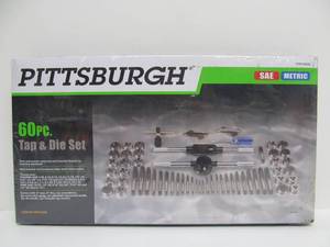 lot 219 image: Brand New Pittsburgh 60-Piece Tap & Die Set