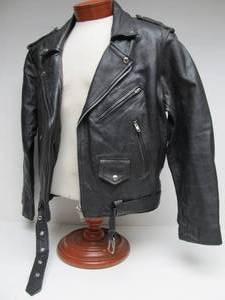 lot 277 image: Vintage 80s PANTERA Heavy Leather Motorcycle Jacket - Size XXL