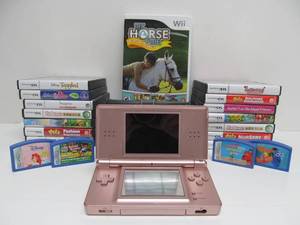 lot 306 image: Working NINTENDO DS Lite Video Game System wCames & Case