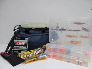 lot 317 image: Great Group of Fishing Tackle & Supplies 
