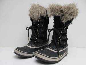 lot 331 image: Very Nice SOREL Ladies Boots - Black - Size 7.5