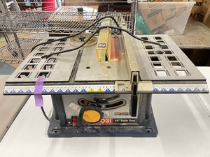 lot 343 image: Working RYOBI 10 Table Saw