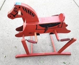 lot 360 image: Vintage THE WONDER HORSE Rocking Horse