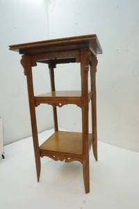 lot 54 image: Side table, solid wood
