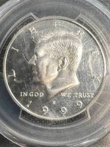 1999-S PROOF 90% SILVER KENNEDY HALF DOLLAR PR69DCAM PCGS