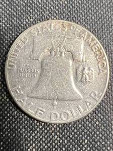 1954 US FRANKLIN HALF DOLLAR