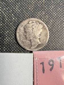 3 US SILVER DIMES 1916 BARBER 1924-S 1926 MERCURY