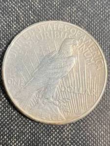 1925 US PEACE SILVER DOLLAR