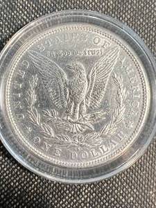 1881-S US MORGAN SILVER DOLLAR IN AIRTITE