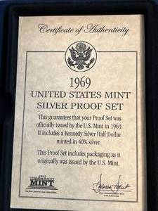 1969 US SILVER PROOF SET