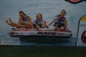 lot 1C image: Rave Sports Warrior 3 Person Towable Tube