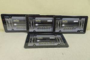lot 115 image: 4 Cruiser Billet License Plate Frames