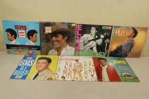 lot 122 image: 7 Elvis Presley Vinyl Record Albums