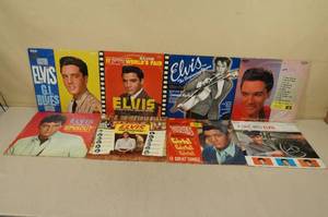 lot 124 image: 8 Elvis Presley Vinyl Record Albums