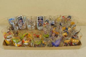 lot 146 image: Large Assortment McDonalds Collectors Glasses - Disney, Snoopy