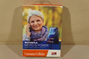 lot 154 image: Consumer Cellular Motorola Moto G Power Smartphone