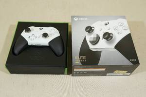 lot 164 image: Microsoft XBOX Elite Series 2 Controller -White