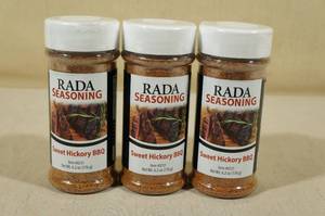 lot 188 image: 3 6.2oz Rada Sweet Hickory BBQ Seasoning