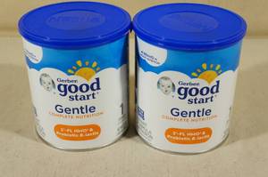 lot 194 image: 2 Gerber Good Start Gentle Infant Formula