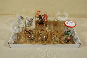 lot 209 image: Assorted Glasses -Pheasants, Pepsi, Tom & Jerry