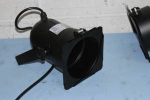 lot 14 image: PAIR of Chauvet DJ Par 38 Black Light  Lighting Fixtures