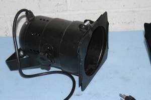 lot 15 image: PAIR of Chauvet DJ Par 38 Black Light  Lighting Fixtures
