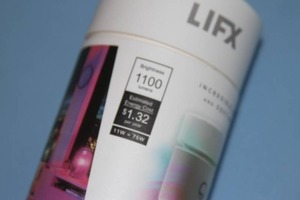 lot 42 image: Lot of 2 - LIFX 1100-Lumen 11WS Dimmable Multi-Color App Controlled LED Light Bulbs - Model LHA19E26UC10