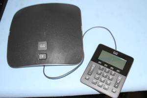 lot 87 image: Polycom & Cisco Audio Conference Conferencing Base Station Lot