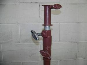 lot 114 image: Lot of 2 - Rolling  Mobile Light Lighting - Audio Adjustable Height Stands