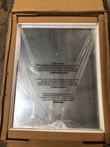 lot 25 image: Zenna Home 24 in. W x 30 in. H Aluminum Frameless Beveled Mirror Medicine Cabinet Customer Returns See Picture