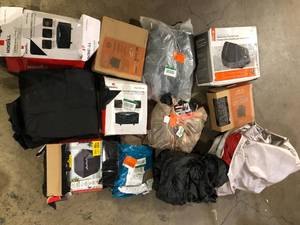 lot 33 image: Lot of Assorted Outdoor Grill Covers Various Sizes Customer Returns See Picture
