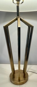 lot 34 image: Modern Brass Table Lamp
