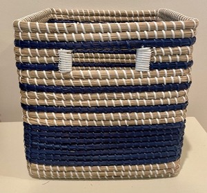 lot 45 image: Set of Four Decorative Woven Storage Baskets