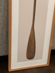 lot 49 image: Canoe Paddle Art Print