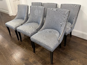 lot 24 image: Set of Six Hickory Chair Hunt Chairs